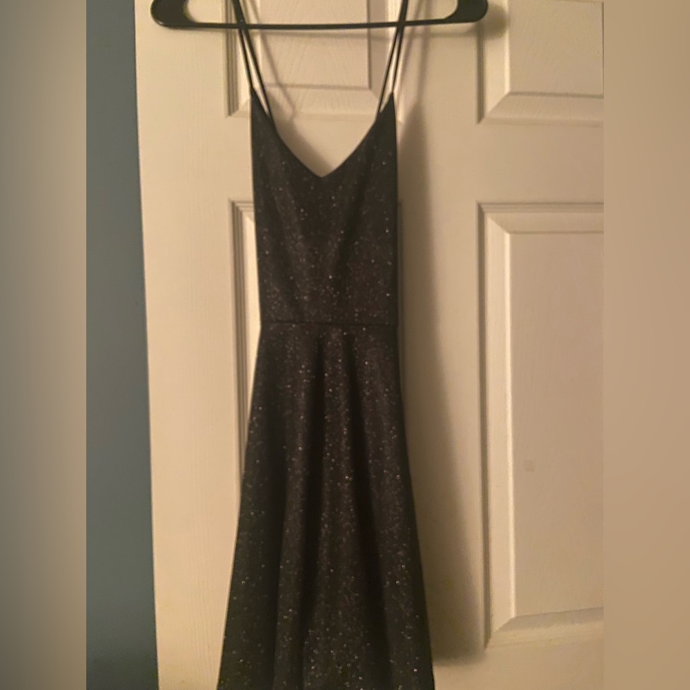 Sparkly black formal dress